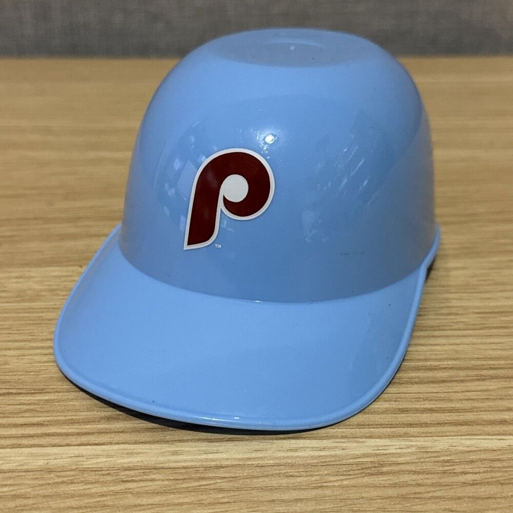 Philadelphia Phillies Rare 2022 Ice Cream Helmet Retro Logo Light Blue SGA